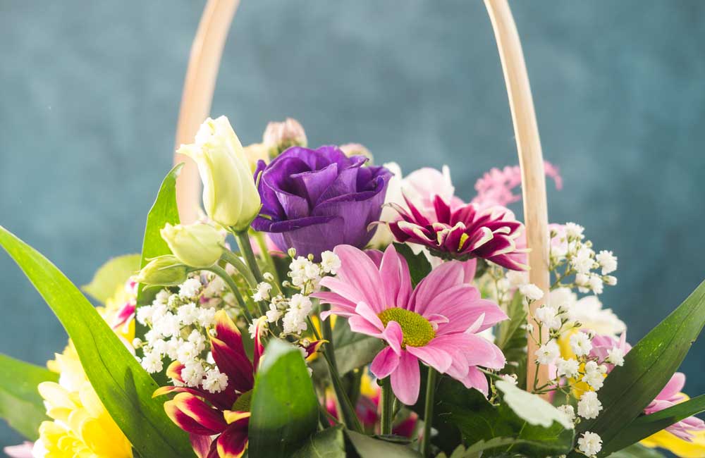 Cestos de flores